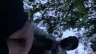 wanna see this sexy bbw take forest sunset backshots