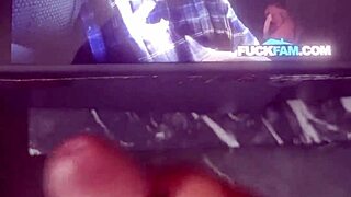 backseat fuck sparks my solo masturbation as stepmom ignores