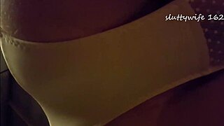 milf teases pervs with upskirt panties and thongs