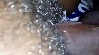 Curvy housewife spreads tight pussy wide for first-time creampie fuck