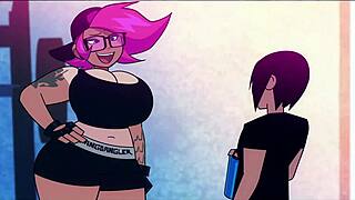 Princess Ethel gym milf pussy pounding!