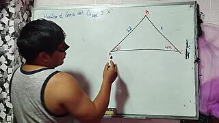 Asian nerd student teacher triangle gets steamy in bedroom 😏📐