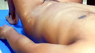 sexy thai shemale with small cock rides in homemade workout