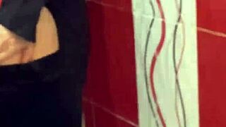 Hijab Secretary Craves Office Toilet Pounding