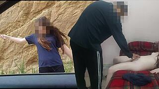 old man pays skinny latina teen for real creampie fuck first time