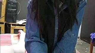 daddy boss gets epic closeup blowjob from black cock sucking slut