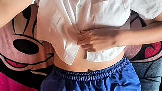 shy latina lured into hard passionate fuck