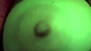 Italian MILF Artemisia Love bounces juicy big natural tits nipples for horny solo show