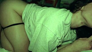 college slut teases sucks huge white cock hard