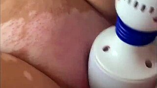 Tied Up Shaved Pussy Fingers to Explosive Squirting Orgasm