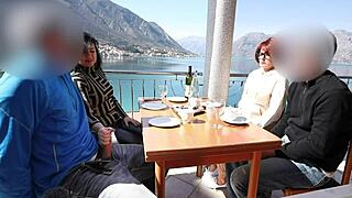 i jerked huge milf cock publicly in restaurant outdoors