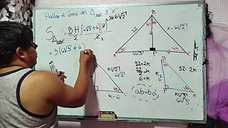 Asian nerd student teacher triangle gets steamy in bedroom 😏📐