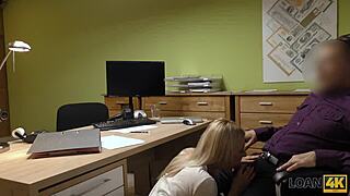 teen girl strips in office for cash loan