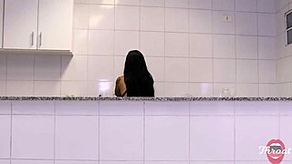 Skinny lactating teen gives deepthroat blowjob and titjob ending with cum in mouth