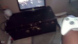 stroking my tiny cock during skyrim play