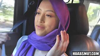 young muslim babe sneaks hardcore fuck with american boyfriend pov