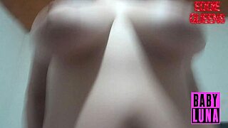 her massive bouncing tits and wild moans make babyluna939 cum you quick pov