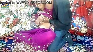 bhabhi strips blouse for intense pussy pounding