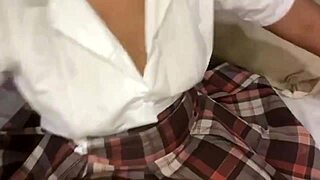 young curvy teen rides teacher's cock in cheap motel creampie