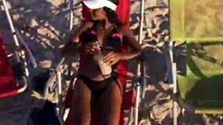 brunette latina's sensual costume romp