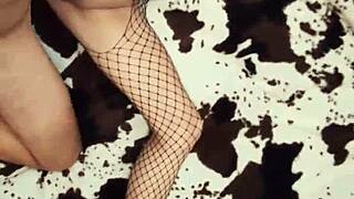 Skinny Gypsy Milf's Erotic Lingerie Tease?