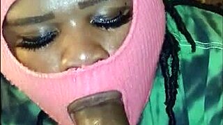 curvy babe bubbles my thick cum after sloppy deepthroat gag fest on huge black cock