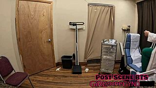 lilly jade spreads wide for her first humiliating gyno exam backstage closeup