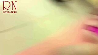 Naked Yoga Session with Regina Noir in Office