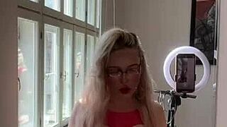 sissyboy slips into those panties i picked just right