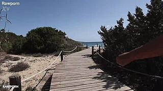 linda del sol joins formentera beach sex party cumfest