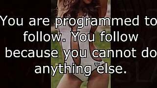 mistress lisa hypnotizes and programs erotic slave in bdsm session