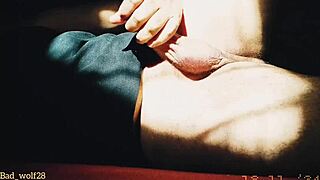 sunset penis handjob voyeur outdoor muscle tease