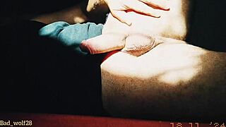 sunset penis handjob voyeur outdoor muscle tease