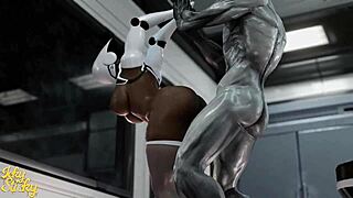 huge ass robot pounded by hung alien cock part 3
