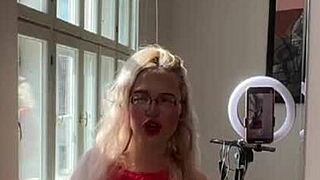 sissyboy slips into those panties i picked just right