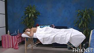 Steamy Massage Turns Into Intense Sex Action
