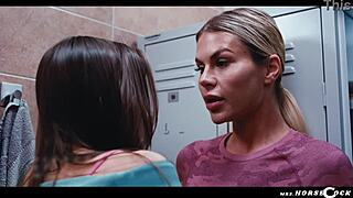 Teasing Gym Slut Zlata Shine Craves Shemale XXL Futa Anal Pounding