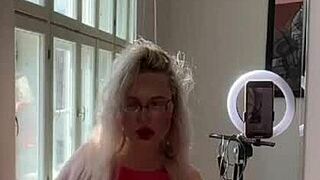 sissyboy slips into those panties i picked just right