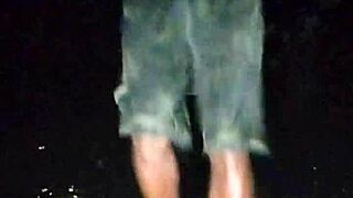 skinny mature beauty poses nude in gym photoshoot casting