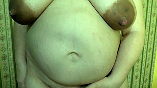 oh wow he exploded cum geyser deep in my pregnant pussy so fast like total virgin