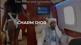 Bonnet rides juicy black monster cock tight pussy