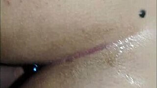 playing with my new anal toy bedroom slapping huge ass sexy latina