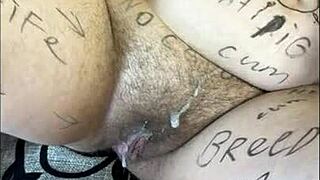 random homemade creampie compilation with teasing bbw wife