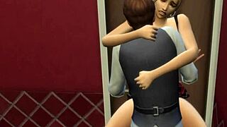 Why risk it? Cheating pregnant wife moans on coworker's cock behind hubby