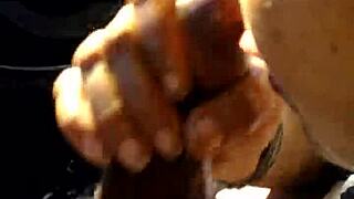 wanna suck this mature shemale knob in the car?