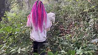 i spank her outdoor teen pussy rough then cum in mouth