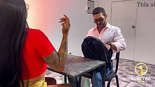 venezolana culona caught by cop streets lima workout