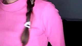 bonneyuwu leia cosplay masturbates on vader's huge dildo