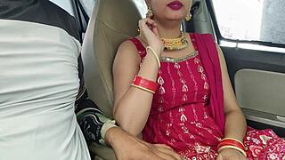 Cute desi bhabhi huge dick car outdoor public fuck