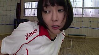 japanese huge natural tits volleyball practice secrets